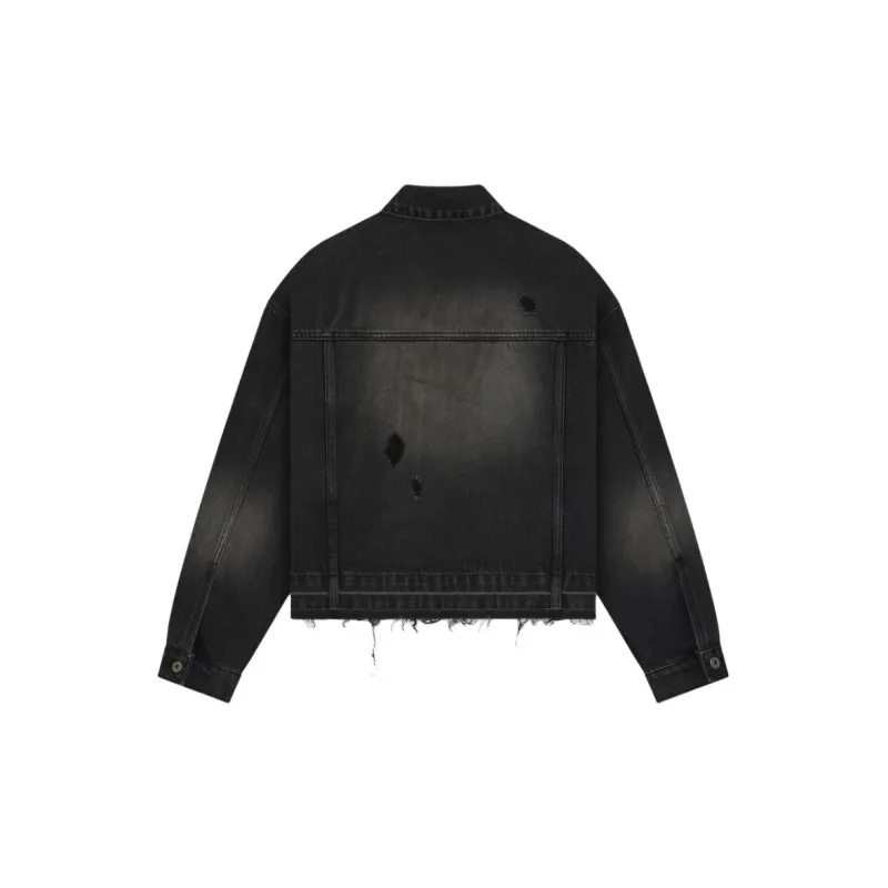WE11DONE FW24 Denim Jacket Women's Black-1