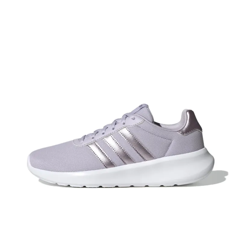 Adidas LITE RACER 3.0 Anti-Slip Wear-Resistant Low-Top Running Shoes Women's Light Purple-0