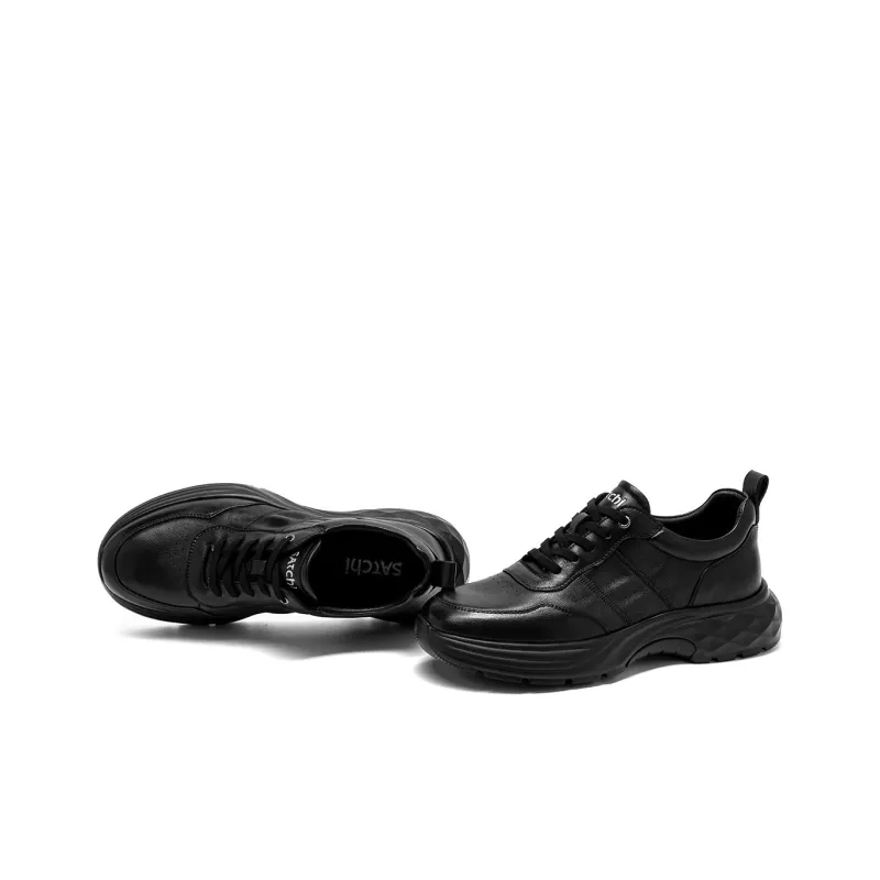 Satchi Abrasion Resistant Slip Resistant Low Top Casual Shoes Men's Black-1