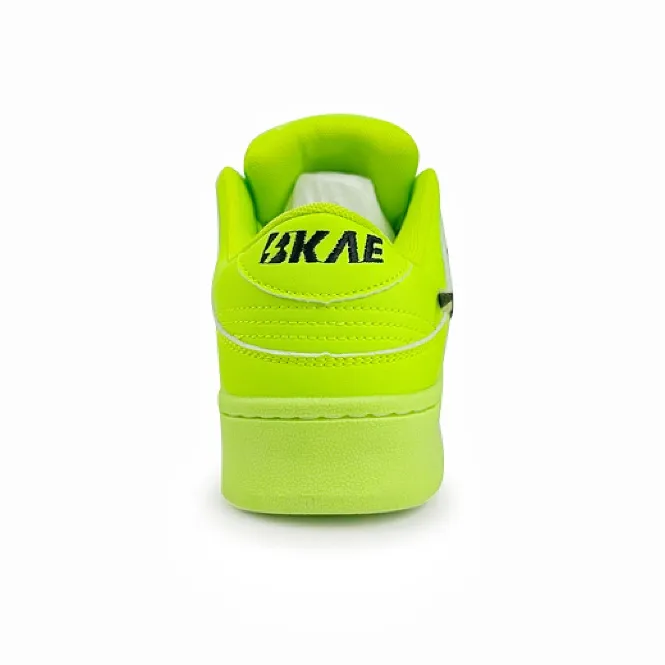 BKAE Slip Resistant Water Resistant And Wear Resistant Low Top Skateboard Shoes Unisex Green-4