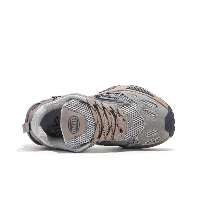 Jifffly Cushioned Slip-Resistant Breathable Lightweight Height Increasing Low-Top Chunky Sneakers Unisex-26