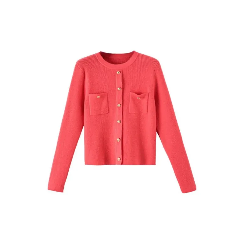 Late White Knitwear Women's Magenta-0