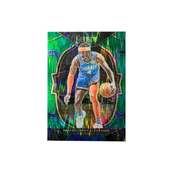 PANINI Thunder Team Core Alexander SGA Select Collection Green Waterfall Fold Player Card Sports Cards 1 Pc