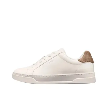 COACH Highline Low Top Skateboard Shoes Women's White