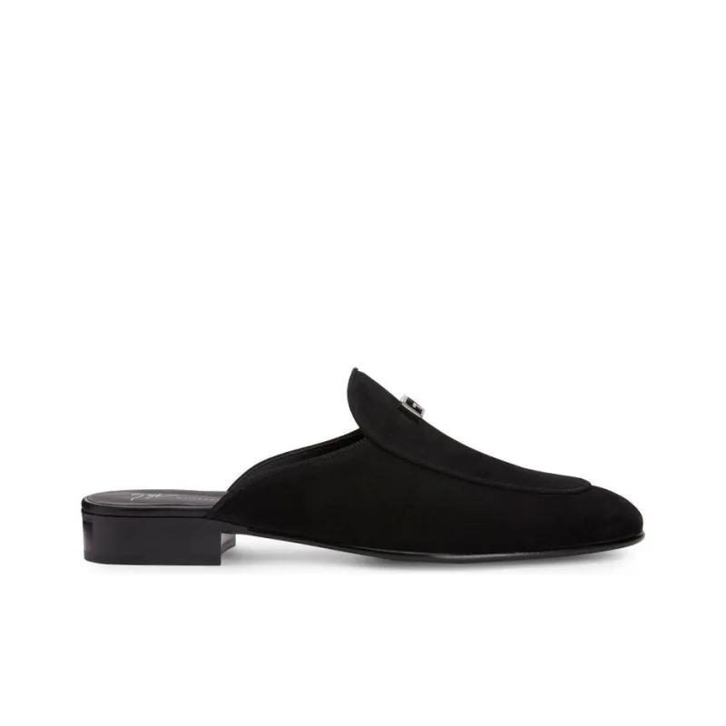 Giuseppe Zanotti/GZ Rudolph Wrap-toe Slippers Men's Black-1