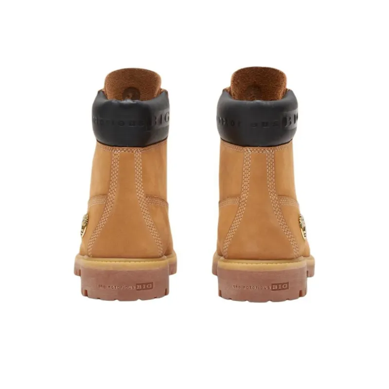 Notorious BIG x Timberland Ankle Boots Medium Heel Unisex Brown-3