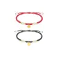 Love Guardian Bracelet (Black Cord+Red String)
