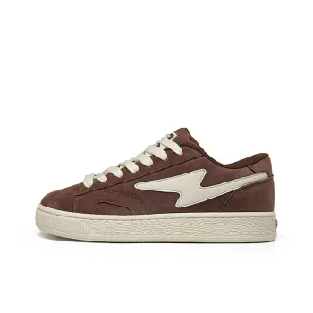 GZOZ Slip Resistant Cushioning Lightweight Low Top Skateboard Shoes Unisex Chocolate Brown