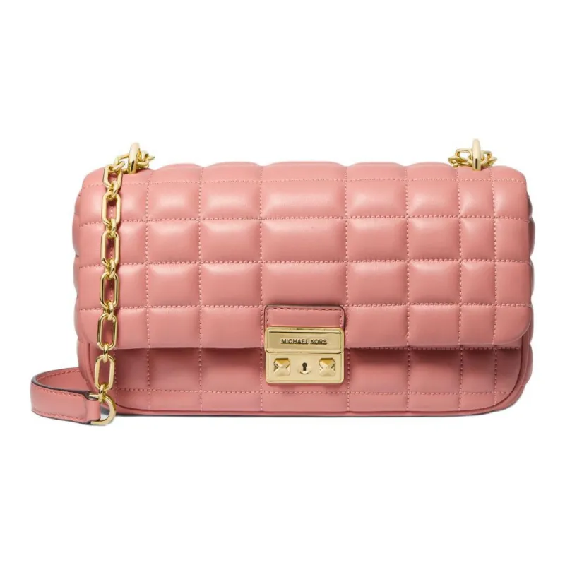 MICHAEL KORS Leather Handbag Shoulder Bag Women's Rose Pink-0