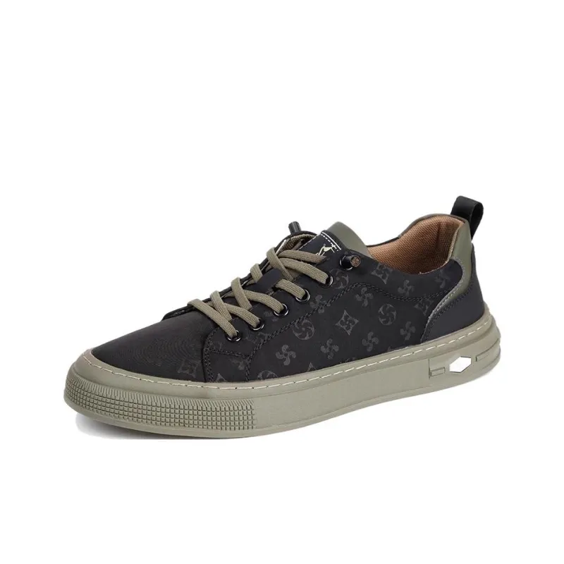 Wit Non slip Lightweight Low Top Skateboard Shoes Men's-1