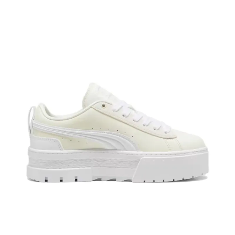 PUMA Maze Slip Resistant Height Increasing Low Top Skateboard Shoes Women's White-1