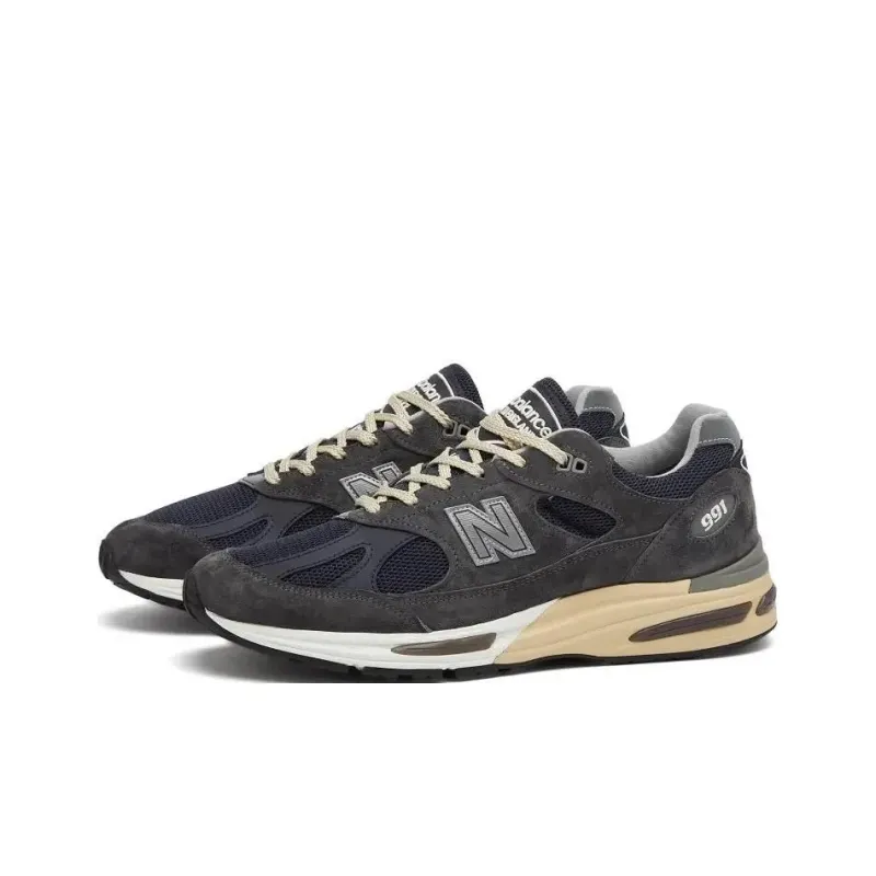New Balance 991v2 MiUK Dark Gull Grey-2