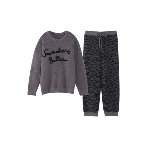DAMOS·LOVE Pajama Set Women's Gray