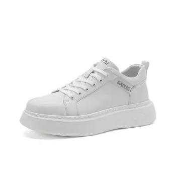 Satchi Low Top Skateboard Shoes Men's White