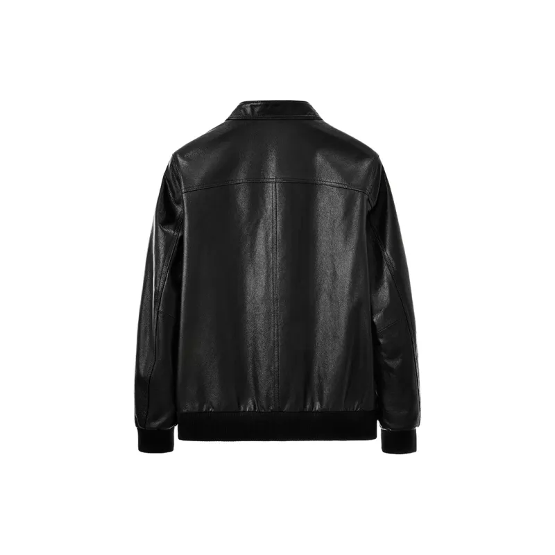 SINBOS Leather Jacket Men's Smoke Ink-1