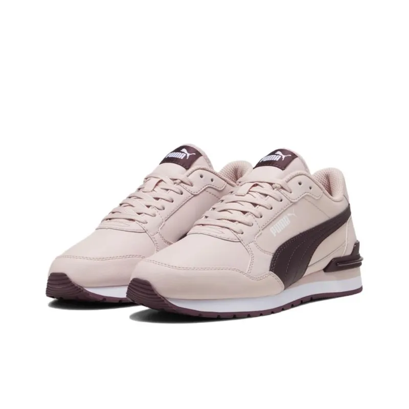PUMA St Runner Anti Slip Wear Resistant Low Top Casual Shoes Unisex Pink Umber-1