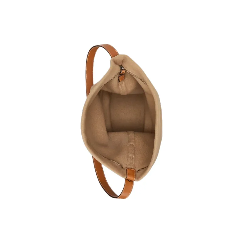 Polo Ralph Lauren Bellport Fabric Bucket Bag Handbag Shoulder Bag Crossbody Bag Women's Camel-3