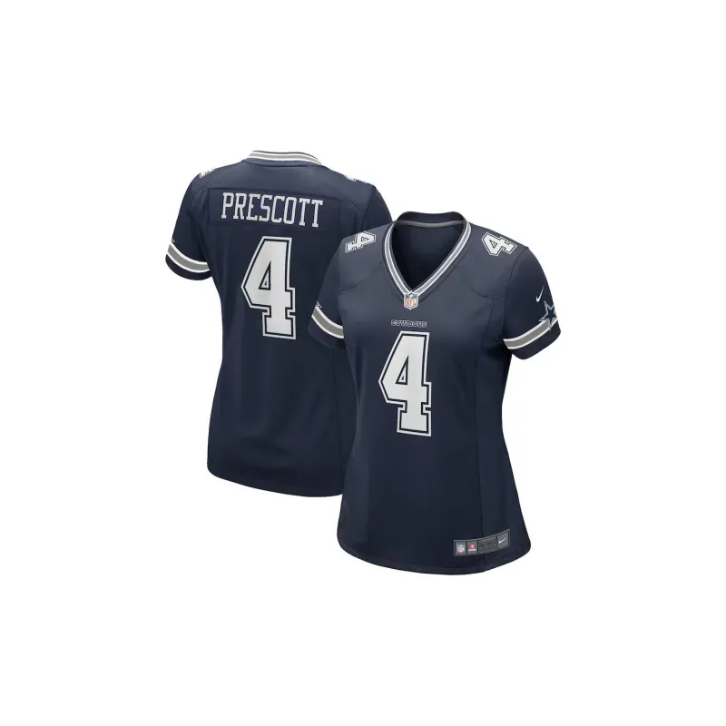 Nike NFL Dallas Cowboys Soccer Jerseys Women's Marine Blue-4