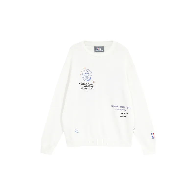JACK JONES· x NBA Knitwear Men's Milk White-1