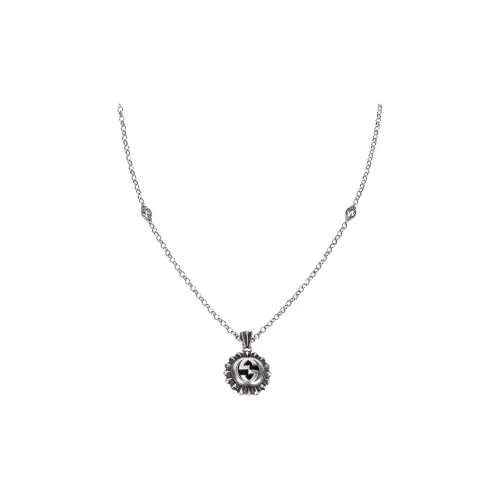 GUCCI Necklaces Men Silver