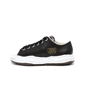 MIHARA YASUHIRO Blakey Og Sole Seamless Leather Low Black White