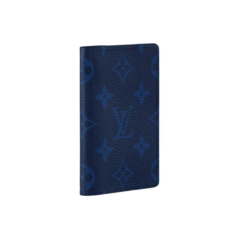 LOUIS VUITTON Pocket Organizer Navy Blue-1