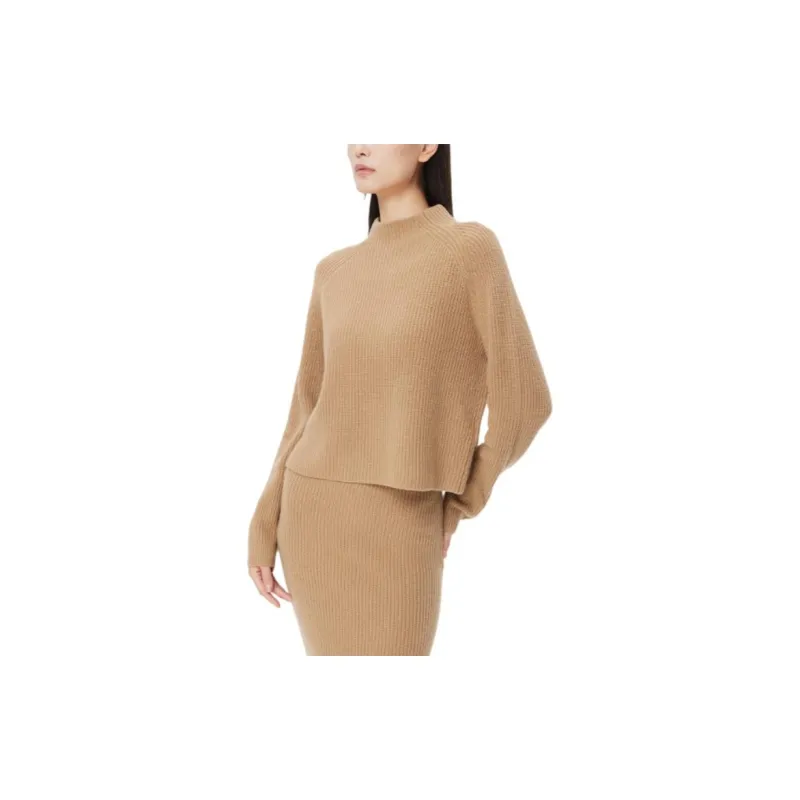 CLUB MONACO Cashmere Sweater Women's Camel-3