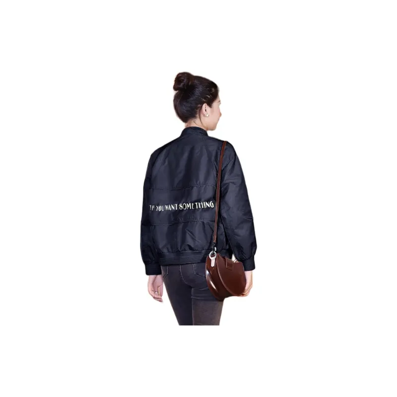 Mo Han Yi Mei Jackets & Coats Women's Navy Blue-1