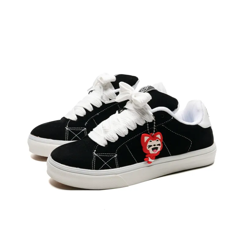 ALI THE FOX Slip Resistant, Abrasion Resistant, Lightweight Low Top Skateboard Shoes Unisex Box Included-2