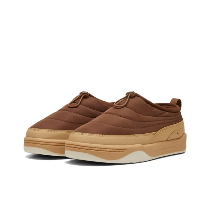 PUMA Park Lifestyle Anti-Slip Wear-Resistant Low-Top Skateboard Shoes Unisex Brown-2