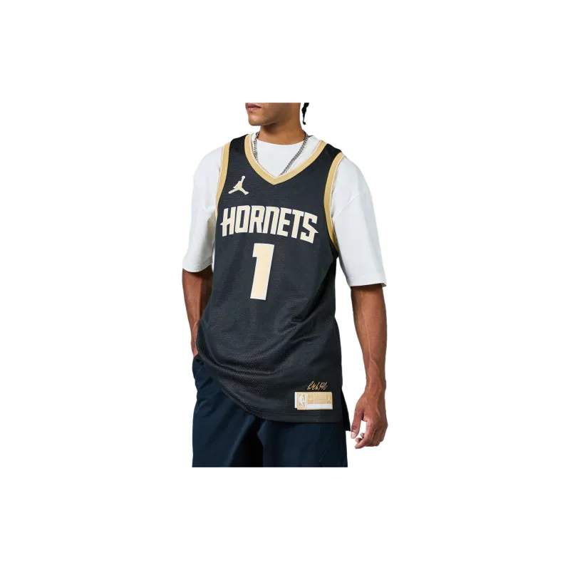 Jordan LaMelo Ball Charlotte Hornets 2024 Select Series Men's Jordan Dri FIT Nba Swingman Jersey-2