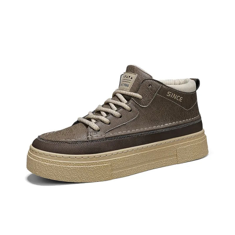 M.M Party Anti Slip And Wear Resistant Balance Mid Top Skateboard Shoes Men's-8