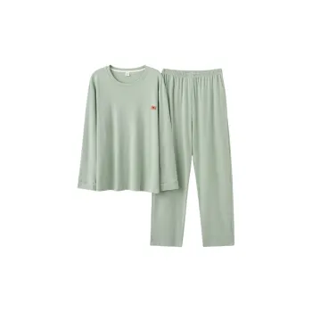 Lan Miao Pajama Set Men's Light Green