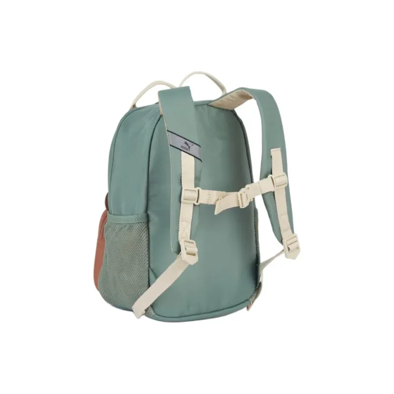 PUMA Polyester Backpack Regular Kids' Green & Brown-1