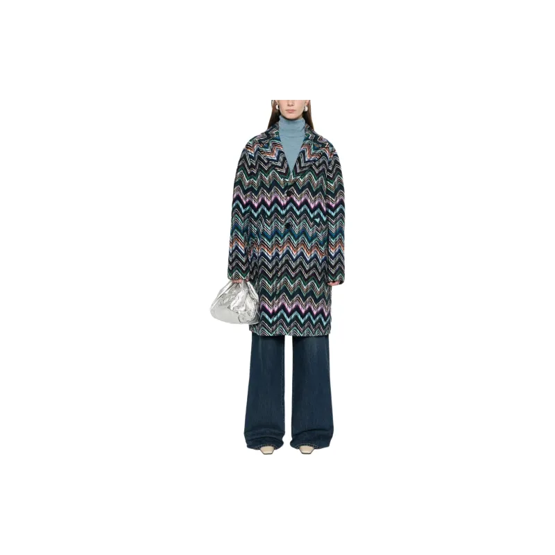 MISSONI Chevron knit Coat-1