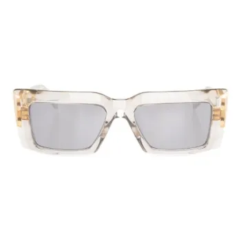 Balmain Hair Rectangle Frame Sunglasses
