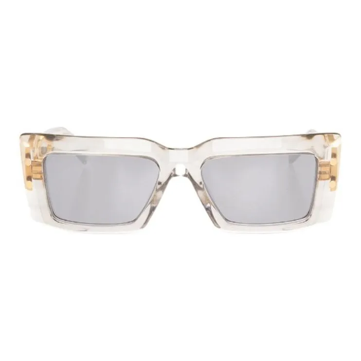 Balmain Hair Rectangle Frame Sunglasses-0