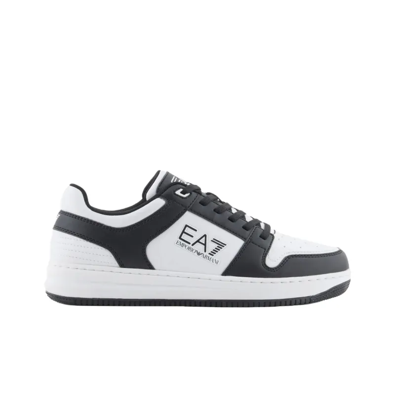 EMPORIO ARMANI EA7 Low-Top Casual Shoes Men's Black White-1