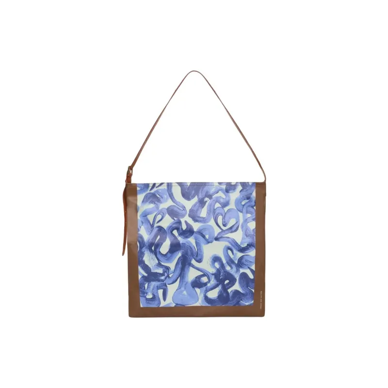 DRIES VAN NOTEN Printed Scarf Bag-0