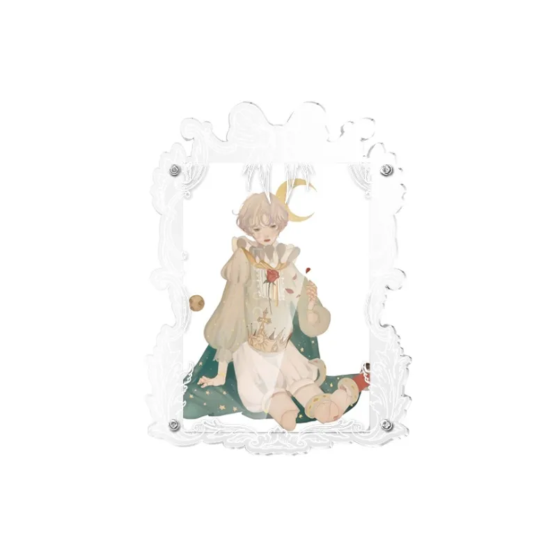 LIGHT YOUR BRICKS Le Yi Bao Compatible Guomei Anime Card Card Character Stand Acrylic Frame Protector Model Accessories-24