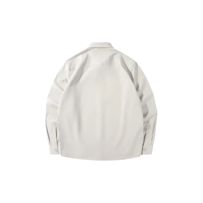HLA Shirts Men Light Gray 8A-1