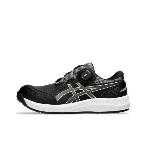 Asics Winjob Anti Slip Wear Resistant Low Top Casual Running Shoes Men's Black