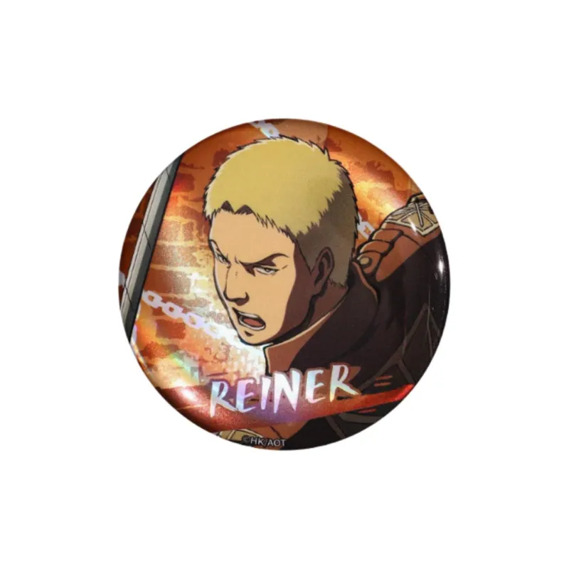 BOOM COMIC Attack On Titan Season 3 Main Character, Badge, Levi Allen Mikasa Badges-9