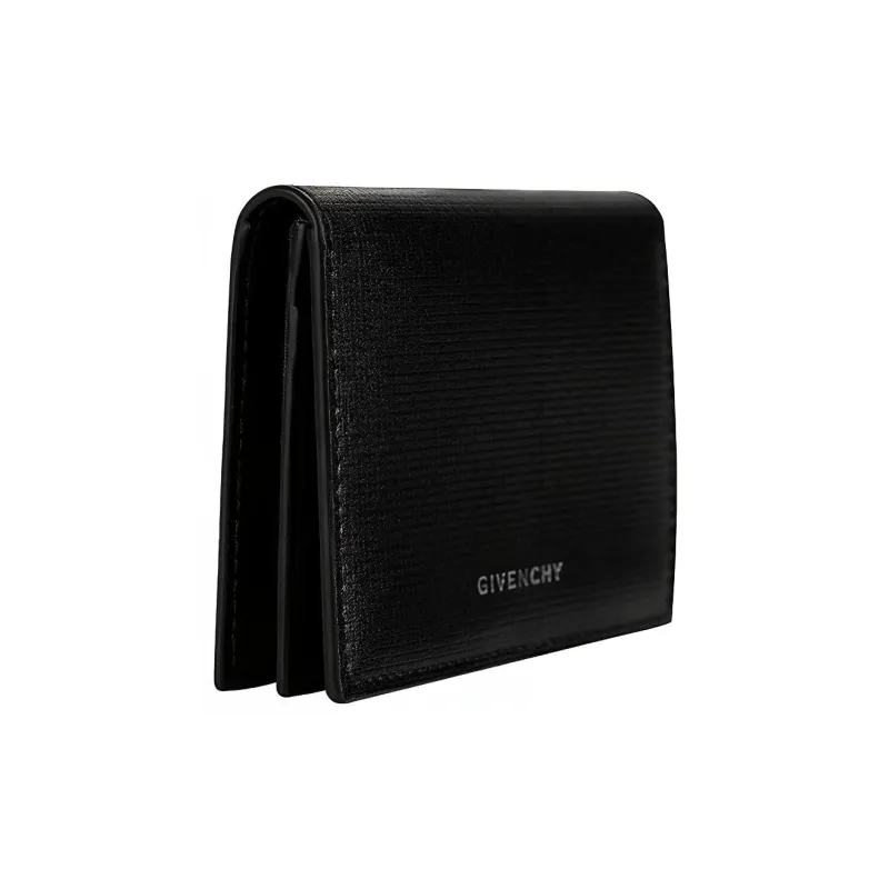 Givenchy 4G Calfskin Card Holder Men's Black-1