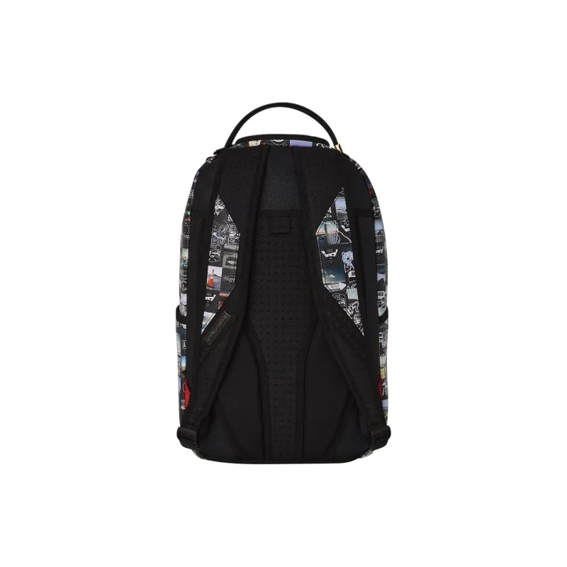 SPRAYGROUND Porsche Collaboration PVC Backpack Unisex Black-4