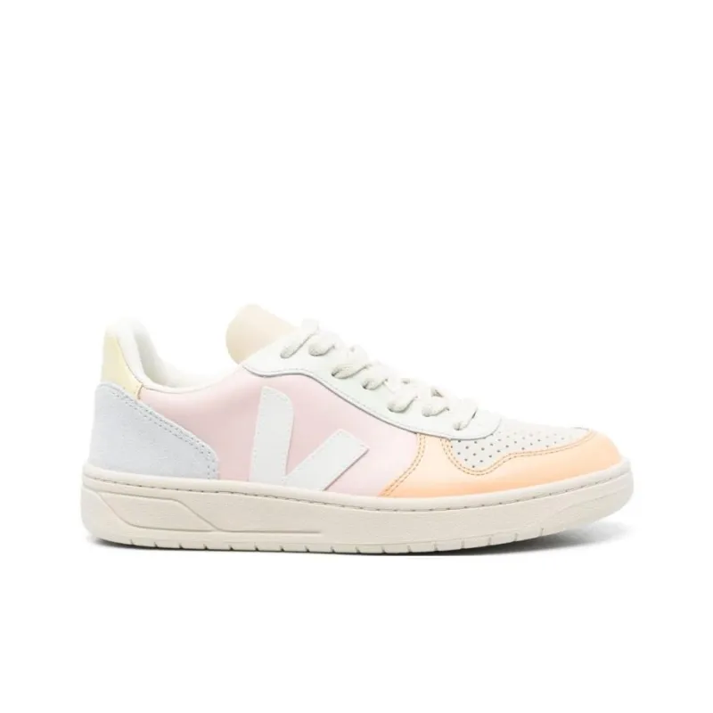 VEJA V 10 Leather Petale White Women's-1