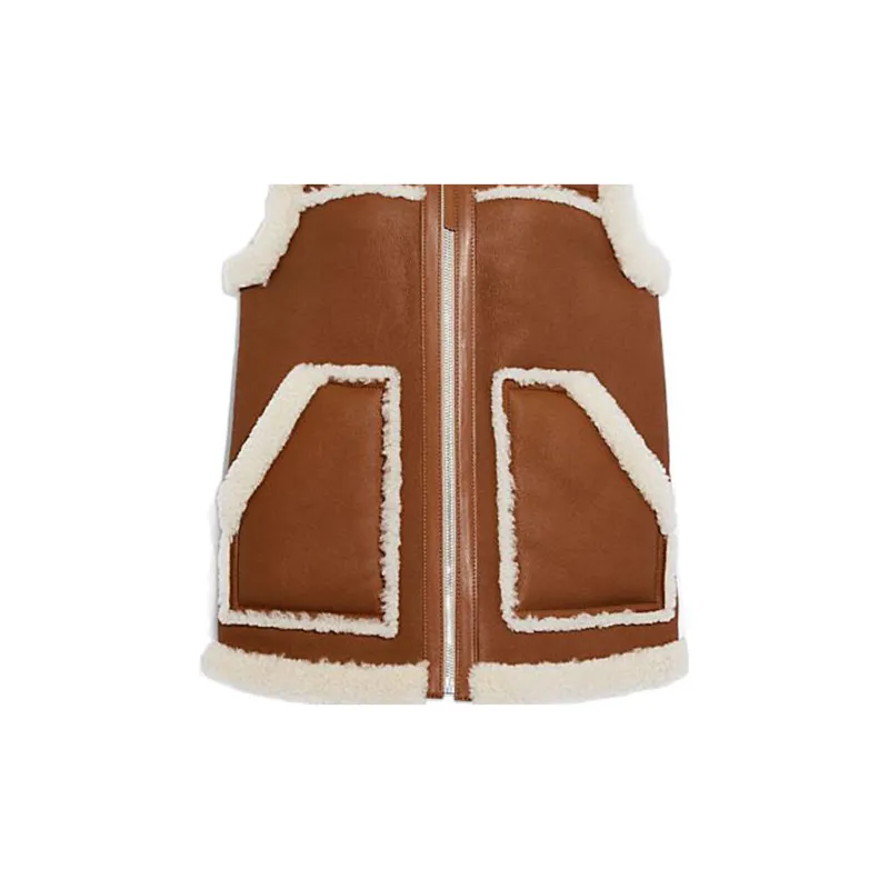 COACH Vests Women's Brown-3