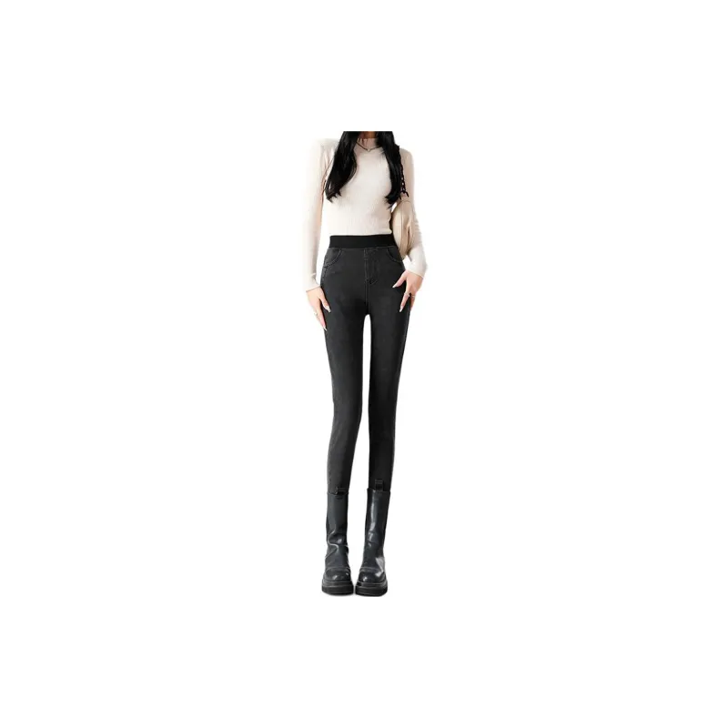 Concubine Zhu Jeans Women's Black-16