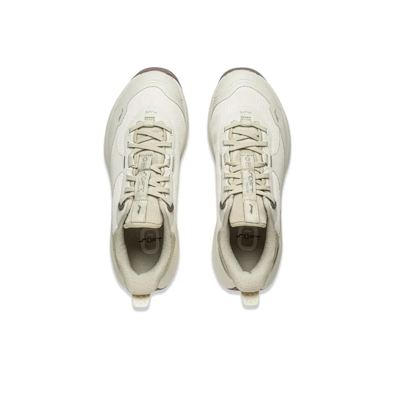 LiNing SOFT PLUS Cushioning, Wear Resistant Low Top Casual Shoes Women's Beige-3