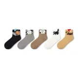 Powerful Quarter Crew Socks-5 Pack 7A Antibacterial